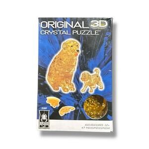BePuzzled Dog and Puppy Original 3D Crystal Puzzle